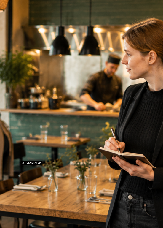 Gastronomie Beratung Woltiri Works - Begleitung und Optimierung vor Ort.