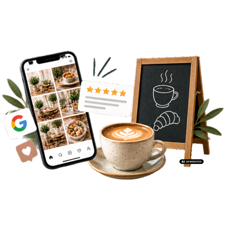 Gastroberatung – Neueröffnung Begleitung einer Gastro-Neueröffnung mit Grundriss, Schlüssel und Planung einer neuen Café- oder Restaurantfläche.